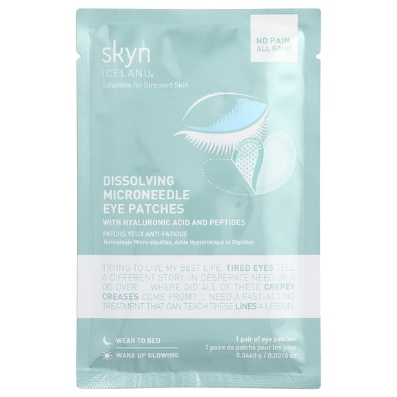 Skyn Iceland Dissolving Microneedle Eye Patches, 1 Pair