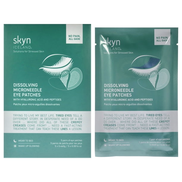 Skyn Iceland Dissolving Microneedle Eye Patches , 5 x 0.0016 oz Patches