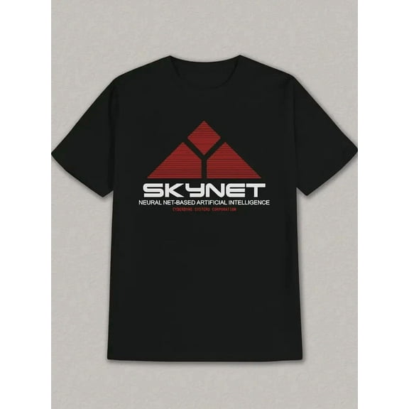 Skynet Sci Fi Tech Futuristic Machine Graphic Art Unisex T-Shirt up to size 5XL