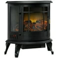 thumbnail image 1 of JP OUTDOOR 22" Electric Fireplace Stove, Freestanding Electric Fireplace Heater with Realistic LED Flame, Adjustable Temperature, 1500W, Black, 1 of 9