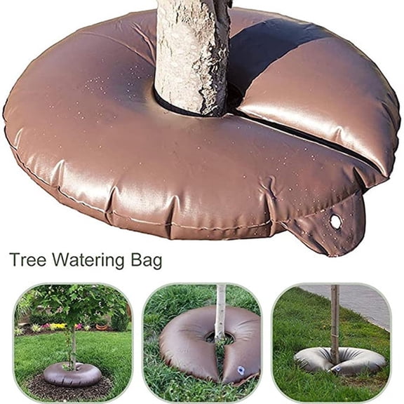 JP OUTDOOR Gardening Water Slow Release 15 Gallons Self Tree Watering Bags, Durable Outdoor Irrigation Ring