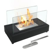 JP OUTDOOR 8''H Metal Portable Outdoor Tabletop Fireplace with Flame Guard