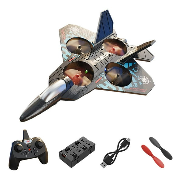 Skyriders RC Jet,Remote Control Foam Airplane Toy,2.4 GHz R C Plane with Colorful Lights,360 Flips Rc Stunt Fighter Jets Toy,RC Airplane Fighter Jet Gifts for Christmas,Birthday
