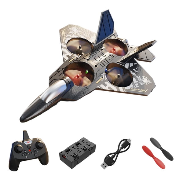 Skyriders RC Jet,Remote Control Foam Airplane Toy,2.4 GHz R C Plane with Colorful Lights,360 Flips Rc Stunt Fighter Jets Toy,RC Airplane Fighter Jet Gifts for Christmas,Birthday