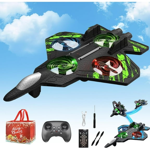 The Skyriders Rc Jet -The Sky Riders Drone, Remote Control Airplane with 360° Flips & LED Lights, 2.4ghz Rc Stunt Fighter Jet, Unmatched Speed, Precision, Thrill Great Christmas Birthday Gifts