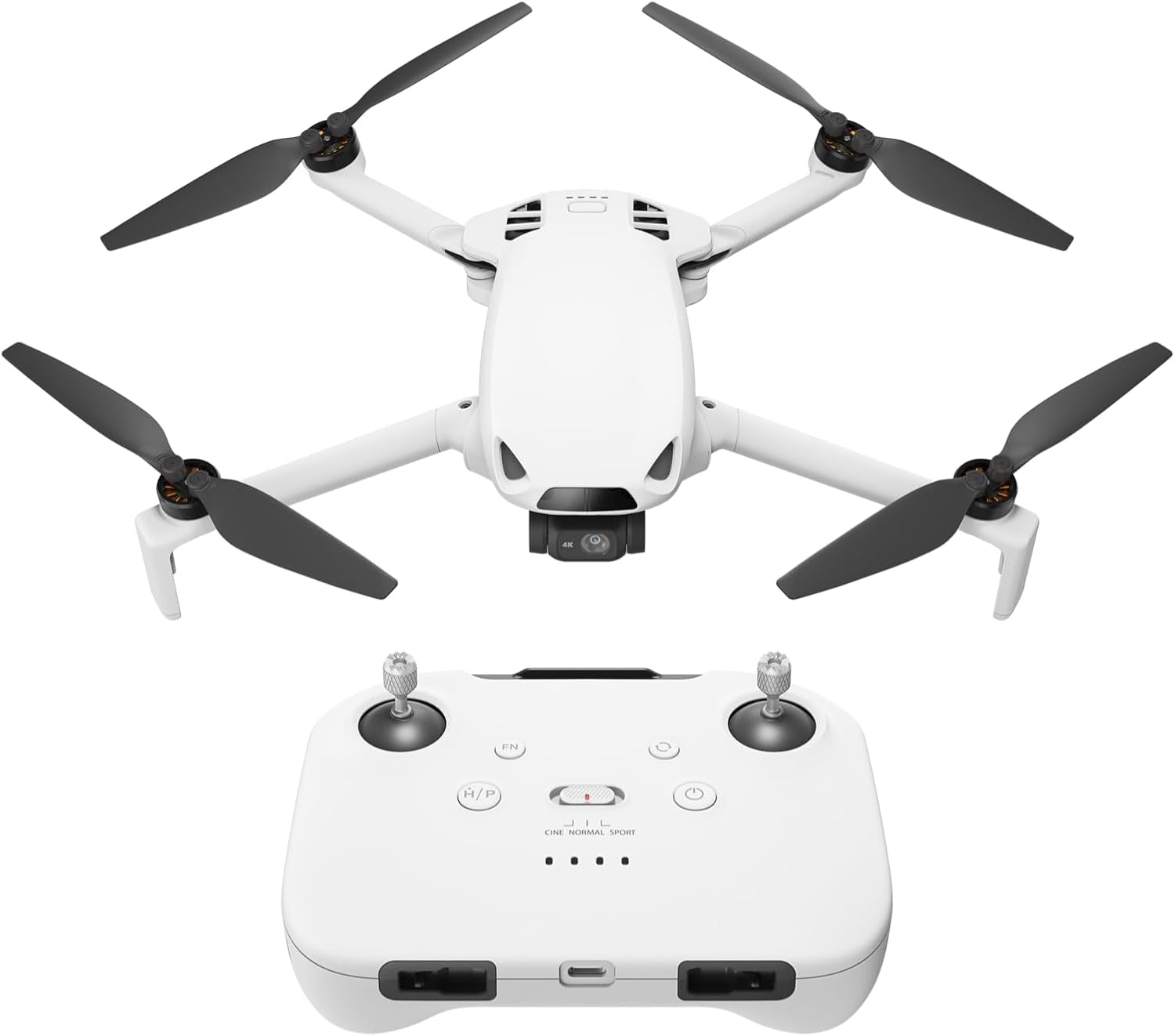 Skyrover S1 4K Drone with Remote Controller, White
