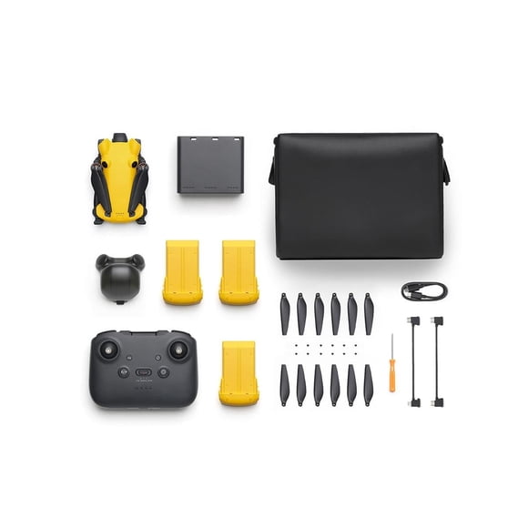 Skyrover X1 4K Drone with Remote Controller Combo, Yellow