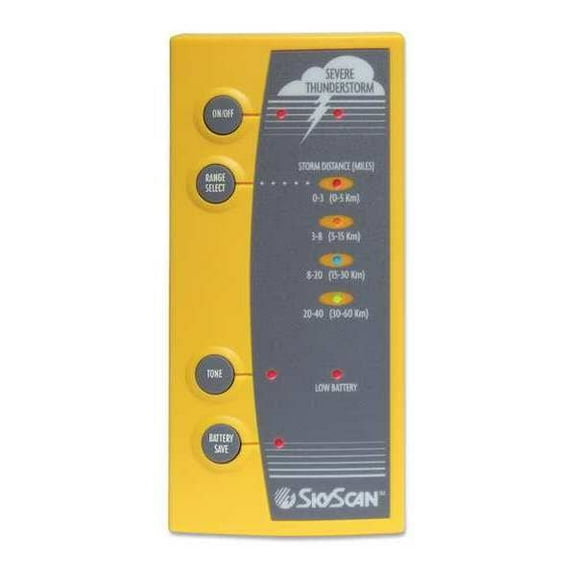 Skyscan Lightning Detector,3 in. W,1 lb. P5-3