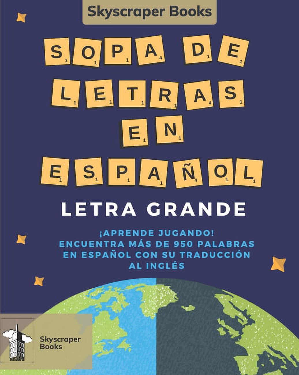 Skyscraper Books Sopa De Letras En Español Letra Grande ¡Aprende ...