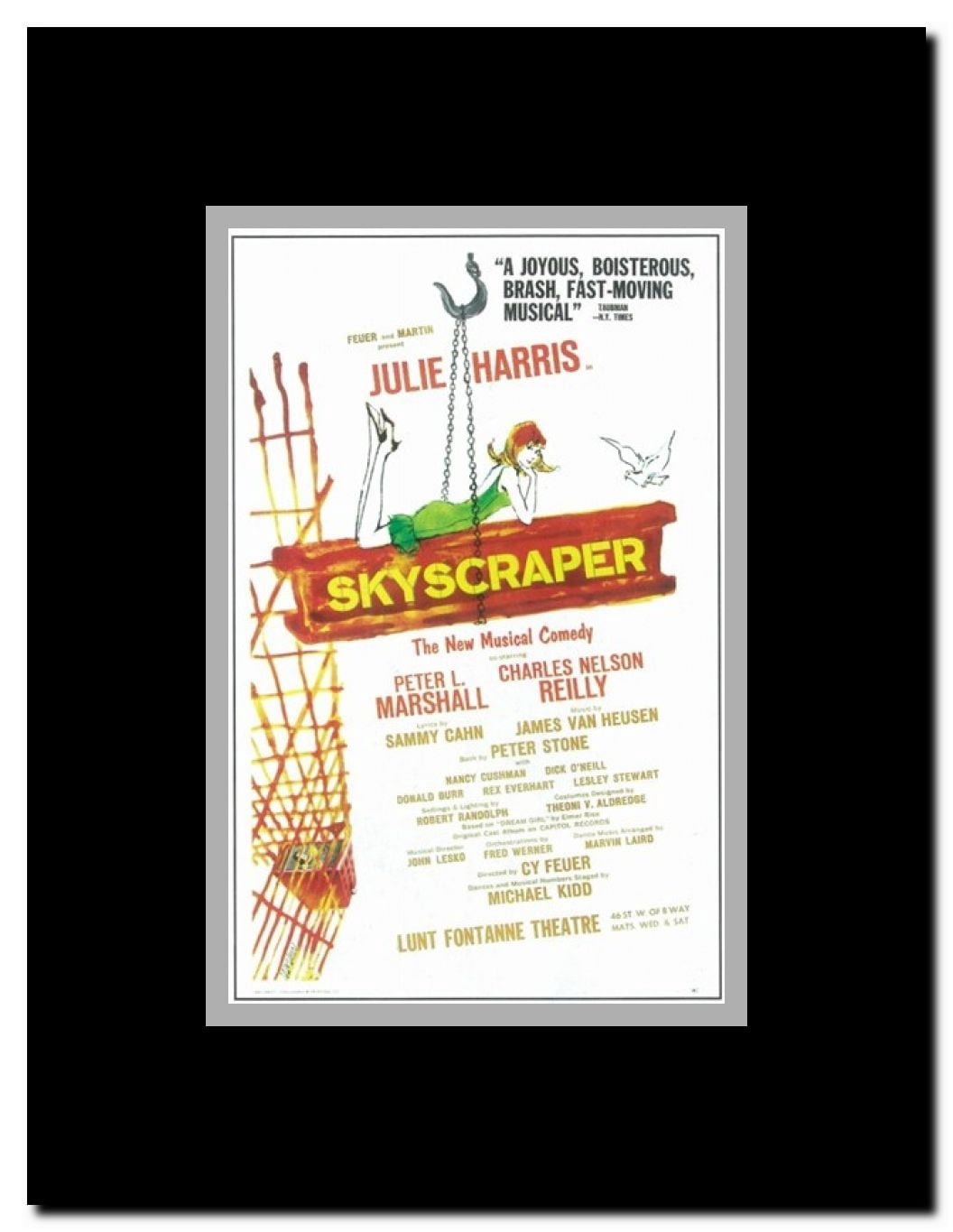 Skyscraper (Broadway) Framed Movie Poster