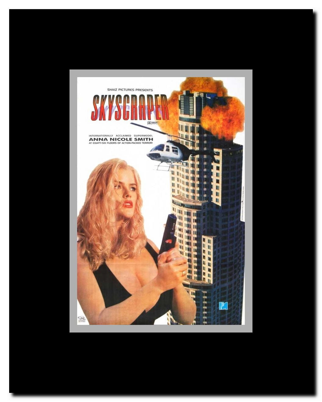Skyscraper Framed Movie Poster