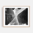 thumbnail image 1 of Skyscraper Reflections 04 - Manhattan New York Photography Architecture Black and White Cityscape Modern Art Skyline City Oak Framed Wall Art Print 16 x 20 inches, 1 of 3