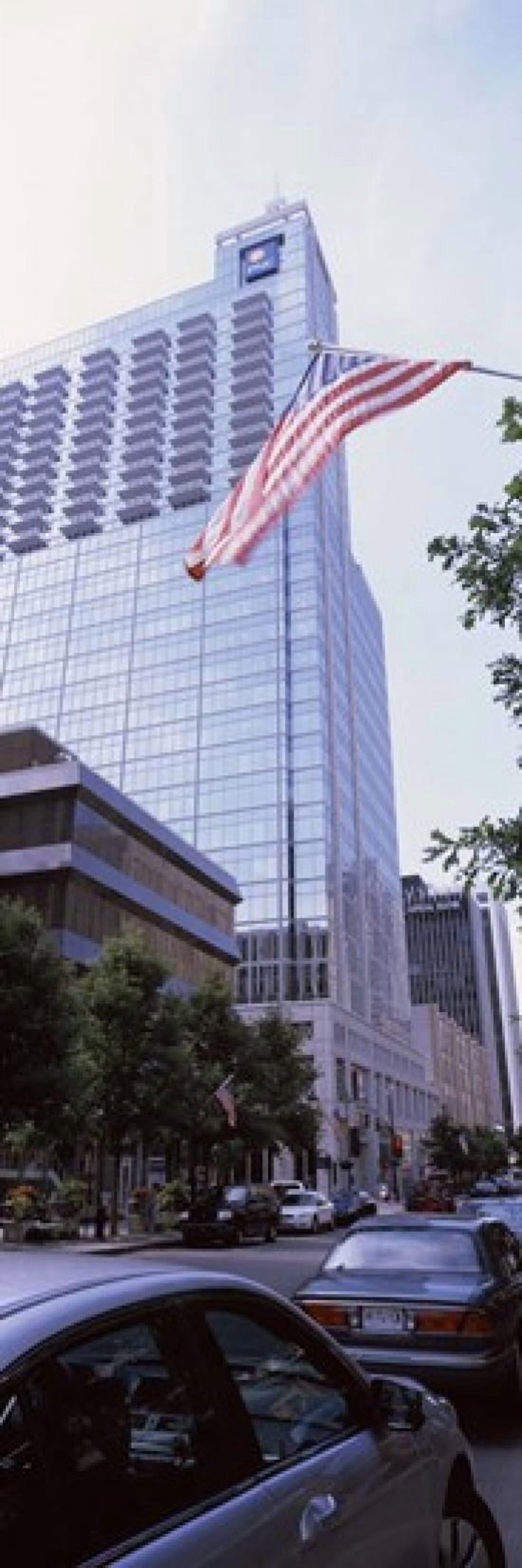 Skyscraper in a city PNC Plaza Raleigh Wake County North Carolina USA Canvas Art - Panoramic Images (36 x 12)