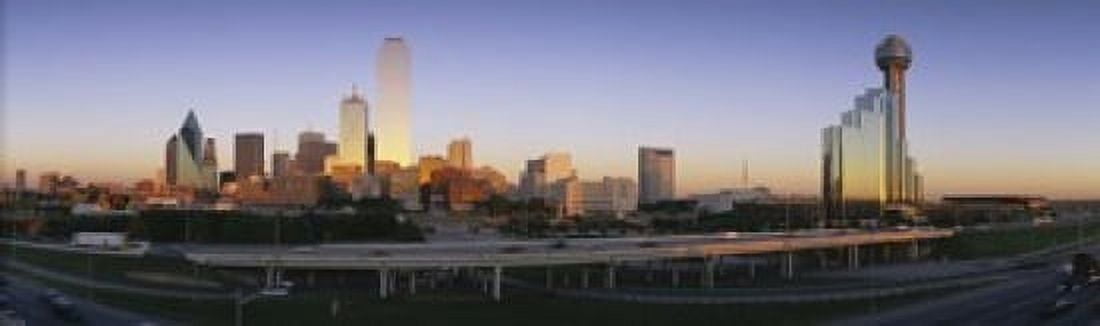 Skyscrapers In A City Dallas Texas USA Canvas Art - Panoramic Images (15 x 5)