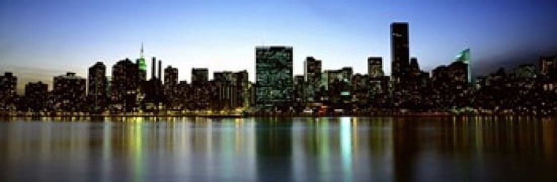 Skyscrapers In A City NYC New York City New York State USA Canvas Art - Panoramic Images (18 x 6)