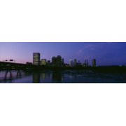 Skyscrapers In A City Richmond Virginia USA Canvas Art - Panoramic Images 36 x 12