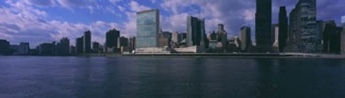 Skyscrapers at the waterfront East River Manhattan New York City New York State USA Canvas Art - Panoramic Images (20 x 6)