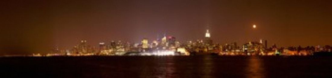 Skyscrapers at the waterfront Midtown Manhattan Manhattan New York City New York State USA 2013 Canvas Art - Panoramic Images (40 x 10)