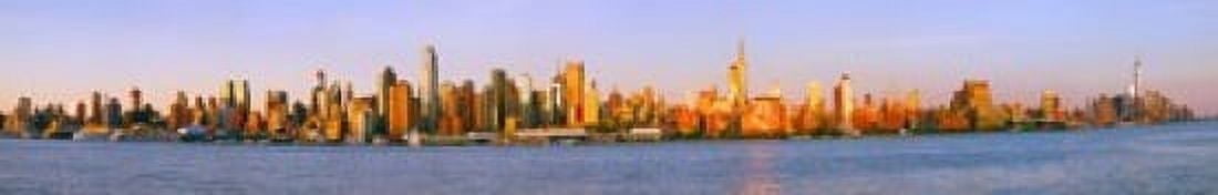 Skyscrapers at the waterfront Midtown Manhattan Manhattan New York City New York State USA 2013 Canvas Art - Panoramic Images (44 x 7)