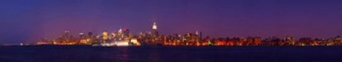 Skyscrapers at the waterfront Midtown Manhattan Manhattan New York City New York State USA 2013 Canvas Art - Panoramic Images (44 x 9)