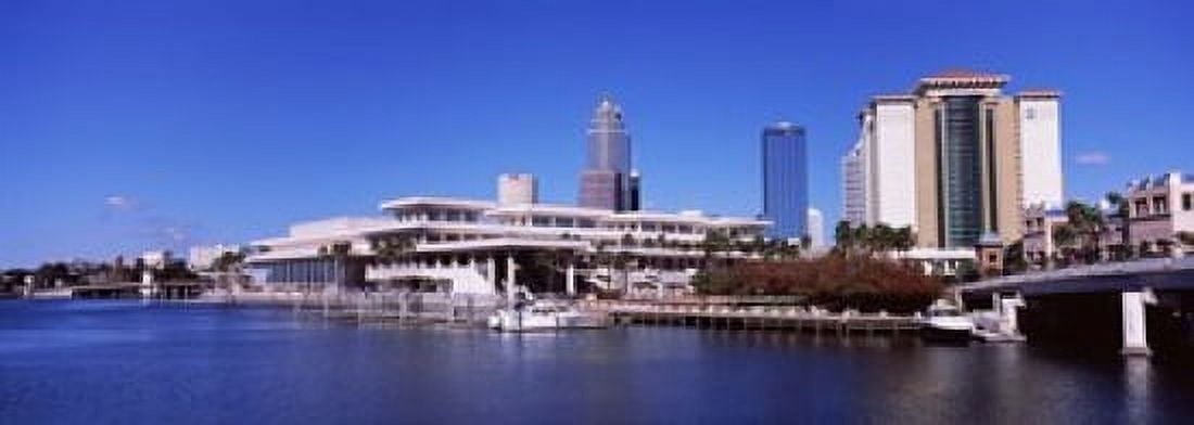 Skyscrapers at the waterfront Tampa Florida USA Canvas Art - Panoramic Images (18 x 7)