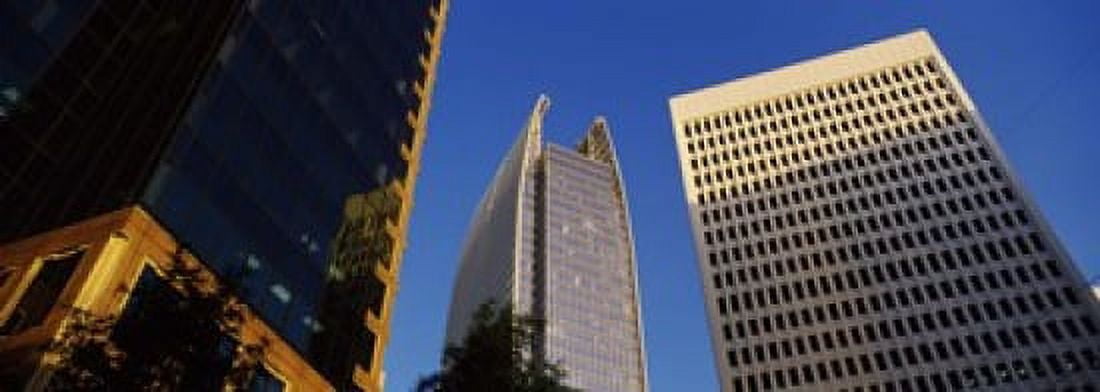 Skyscrapers in a city Atlanta Fulton County Georgia USA Canvas Art - Panoramic Images (18 x 7)