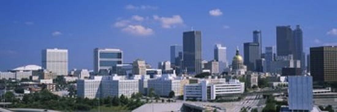 Skyscrapers in a city Atlanta Georgia USA Canvas Art - Panoramic Images (18 x 6)