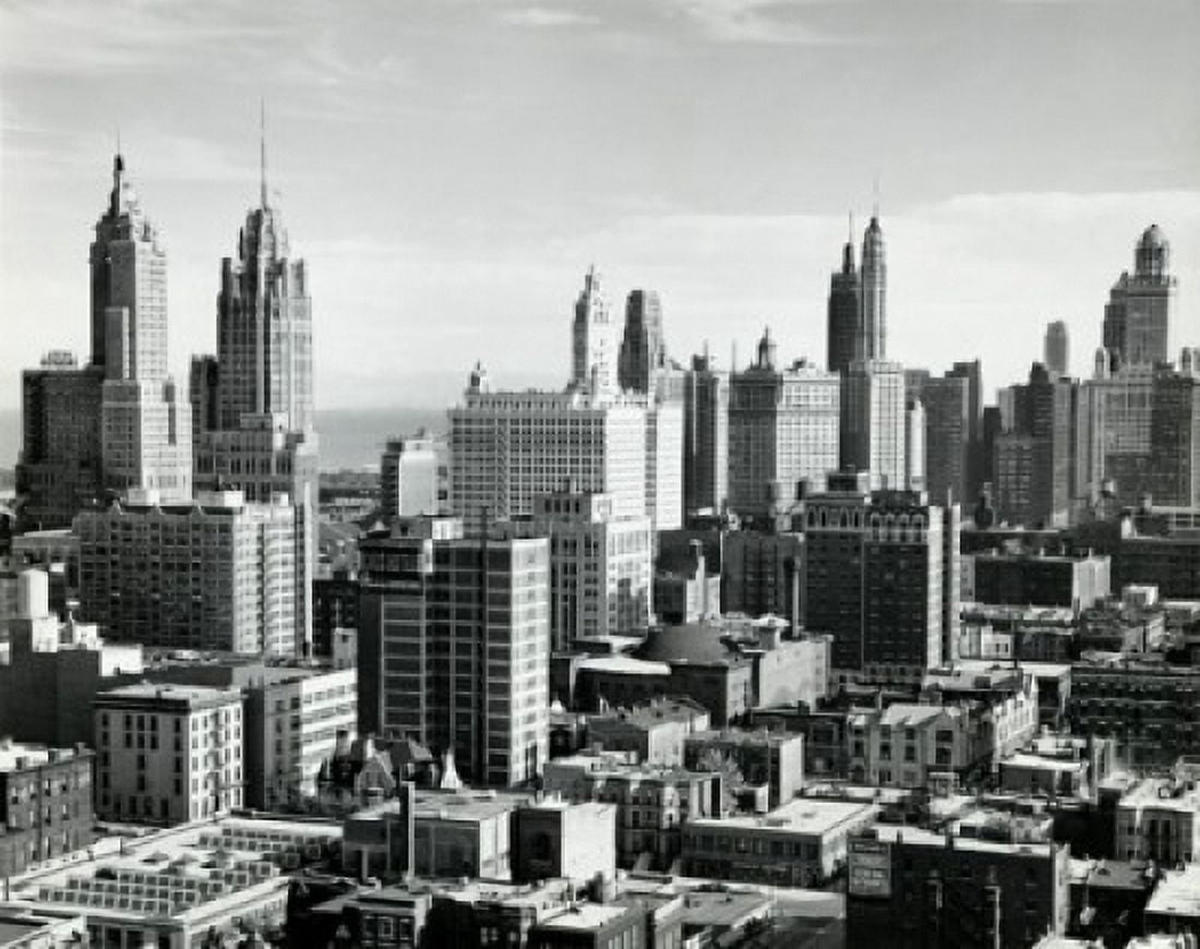 Skyscrapers in a city Chicago Illinois USA Canvas Art - (18 x 24)