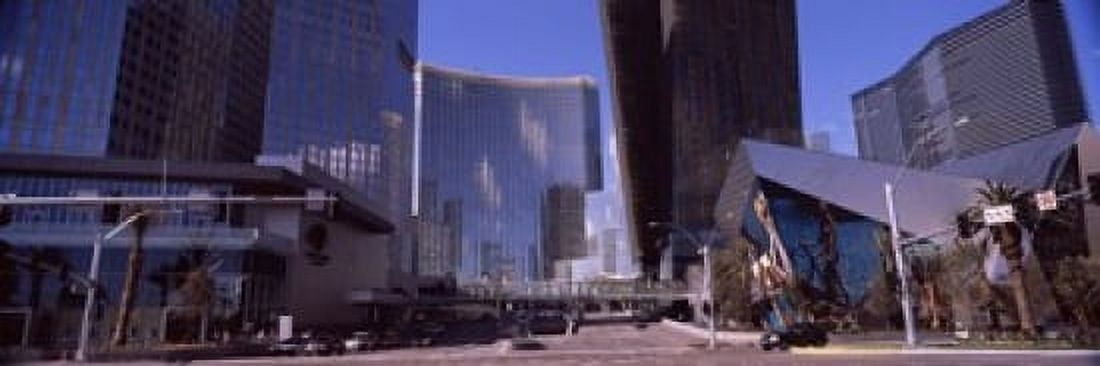 Skyscrapers in a city Citycenter The Strip Las Vegas Nevada USA 2010 Canvas Art - Panoramic Images (18 x 6)