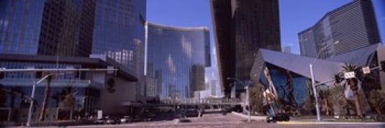Skyscrapers in a city Citycenter The Strip Las Vegas Nevada USA 2010 Canvas Art - Panoramic Images (36 x 12)