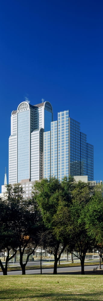 Skyscrapers in a city Dallas Texas USA Canvas Art - Panoramic Images (27 x 9)