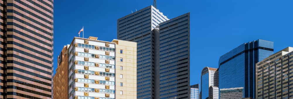 Skyscrapers in a city Dallas Texas USA Canvas Art - Panoramic Images (27 x 9)