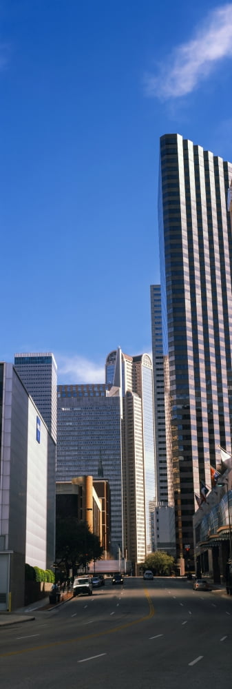 Skyscrapers in a city Dallas Texas USA Canvas Art - Panoramic Images (36 x 12)