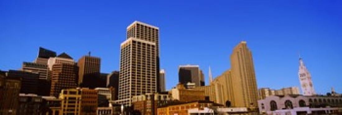 Skyscrapers in a city San Francisco California USA 2012 Canvas Art - Panoramic Images (36 x 12)