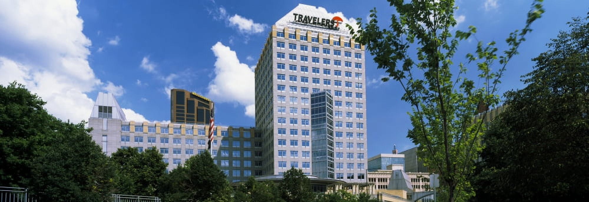 Skyscrapers in a city Travelers Building St Paul Minnesota USA Canvas Art - Panoramic Images (7 x 18)