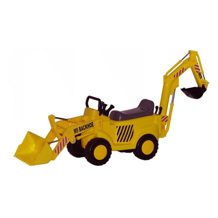 Skyteam Technology M5 Construction Front End Loader & Backhoe Action Ride-on, Children