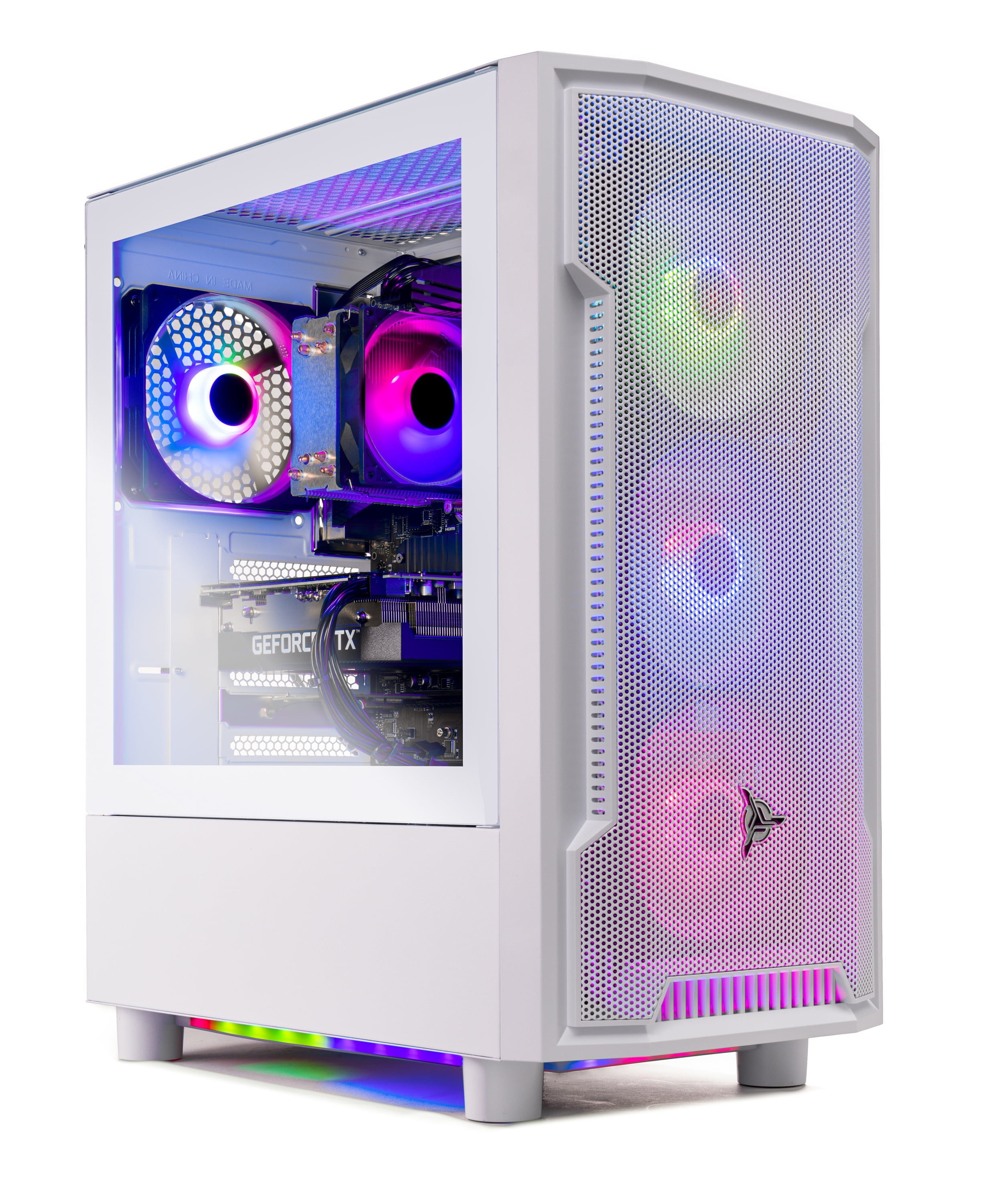 Skytech Archangel Gaming PC Desktop AMD Ryzen 5 5500 NVIDIA Geforce RTX 3050 (6GB) 500GB NVMe SSD 16GB DDR4 SDRAM Windows 11