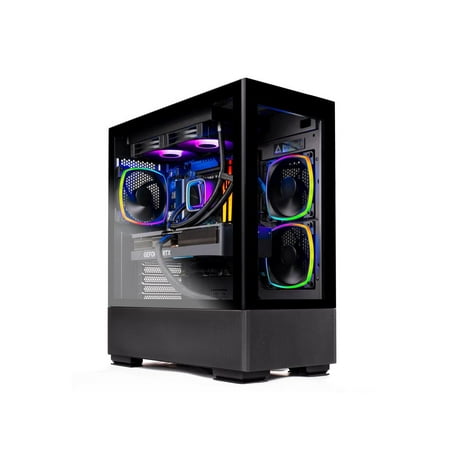 Skytech Azure Gaming PC Desktop AMD Ryzen 5 7600X 4.7 GHz, NVIDIA RTX 4070 Ti, 1TB NVME SSD, 32GB DDR5 RAM RGB, 850W GOLD PSU, 240mm AIO, 11AC Wi-Fi, Windows 11 Home 64-bit