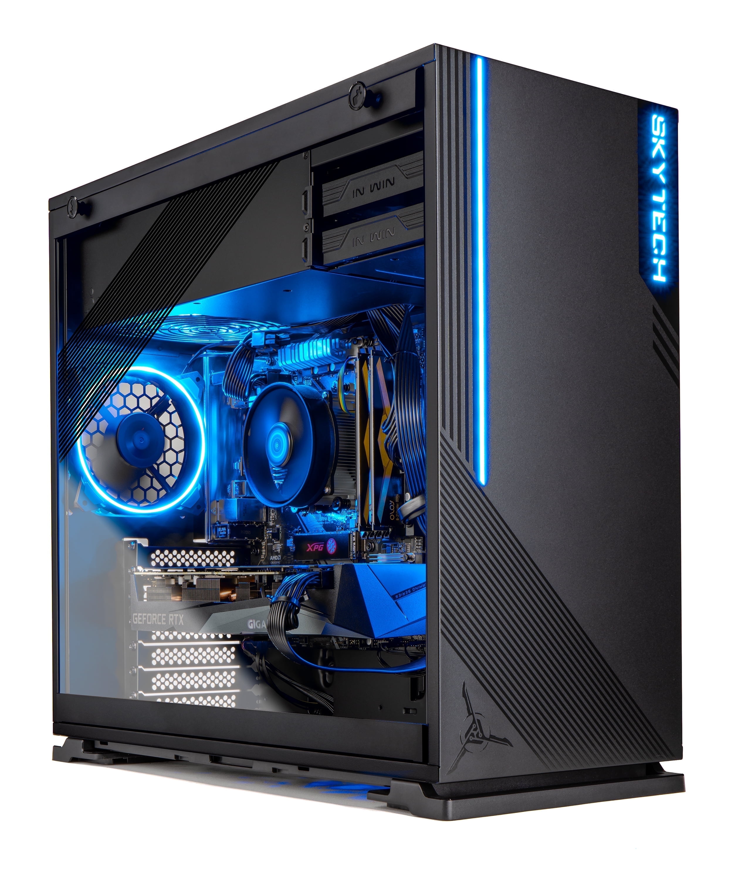 Skytech Gaming - Brandclub - Skytech Azure Gaming PC Desktop INTEL Core i5 12600K NVIDIA Geforce RTX 3060 Ti 1TB SSD 16GB RAM, AIO Liquid Cooling Windows 11 Skytech Gaming - Brandclub - Skytech Azure Gaming PC Desktop INTEL Core i5 12600K NVIDIA Geforce RTX 3060 Ti 1TB SSD 16GB RAM, AIO Liquid Cooling Windows 11
