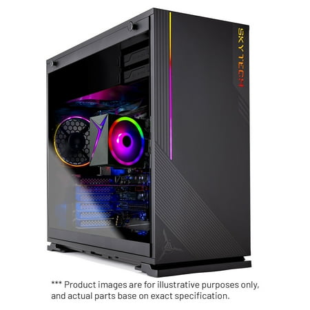 Skytech Azure Gaming PC Desktop AMD Ryzen 5 5600GT Vega 7 500GB 16GB RAM Windows 11