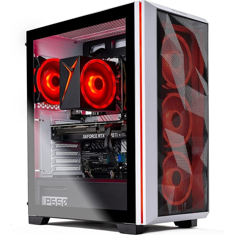 Skytech Chronos Gaming PC Desktop – AMD Ryzen 7 5700X 3.4 GHz 