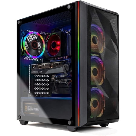 Skytech Chronos Gaming PC Desktop – Intel Core i5 12400F 2.5 GHz, RTX 3060, 500GB NVME SSD, 16G DDR4 3200, 650W Gold PSU, AC Wi-Fi, Windows 10 Home 64-bit