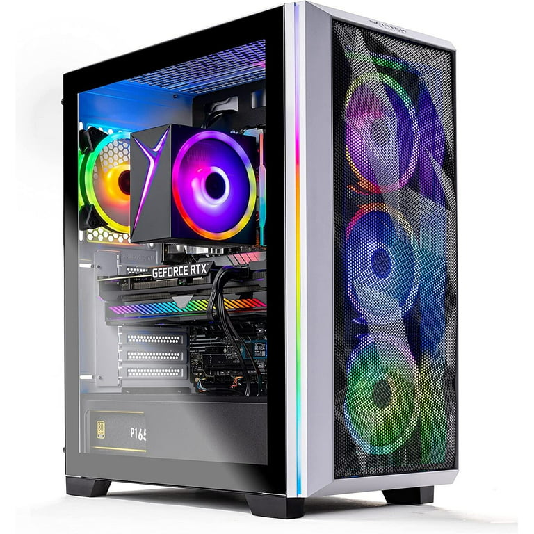Skytech Chronos Gaming PC Desktop – Intel Core i5 12600K 3.7 GHz, RTX 3070,  1TB NVME SSD, 32G DDR5 RGB, 650W Gold PSU, AC Wi-Fi, Windows 10 Home 64-bit  