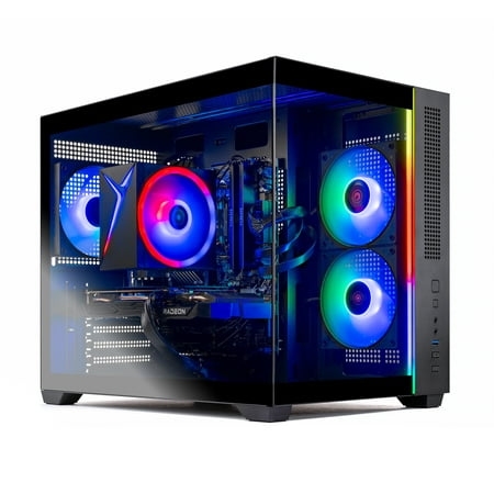 Skytech Chronos Mini Gaming PC Desktop AMD Ryzen 7 7700 AMD Radeon RX 7600 1TB NVMe SSD 32GB DDR5 RAM Windows 11
