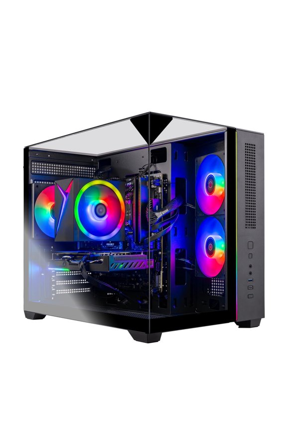Skytech Crystal Gaming PC Desktop Intel Core i5 14400F NVIDIA GeForce RTX 5060 1TB NVMe SSD 32GB DDR5 RAM Windows 11