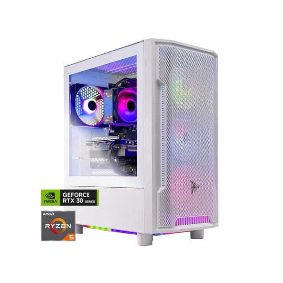 Skytech Gaming Archangel Gaming PC, AMD Ryzen 5 5500 3.6GHz, NVIDIA RTX ...