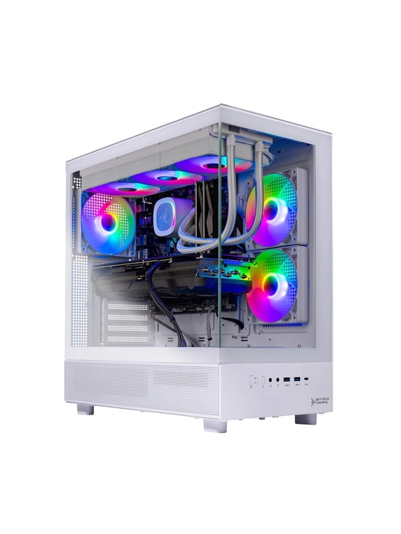 Azure 3 Gaming PC, Intel Ultra 7 270K PLUS 5.4GHz, NVIDIA RTX 5060 Ti 8GB VRAM, 1TB Gen4 NVMe SSD, 32GB DDR5 RAM 6000, 850W GOLD ATX 3 PSU, 360 ARGB AIO , WI-FI 6, Windows 11, Desktop