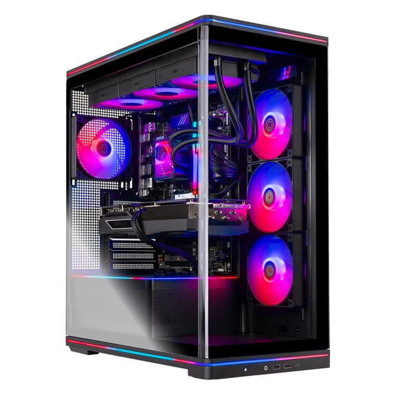 Skytech Gaming Blaze 5 Gaming PC, AMD Ryzen 7 9800X3D 4.7GHz, NVIDIA RTX 5070 12GB VRAM, 2TB Gen4 NVMe SSD, 32GB DDR5 RAM 6000, 850W GOLD ATX 3 PSU, 360 ARGB AIO , Wi-Fi 5, Windows 11, Desktop