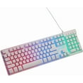 thumbnail image 1 of Skytech Gaming Classic K-1000 RGB Gaming Keyboard, 104 Keys USB Wired Keyboard, Customizable Chroma RGB Backlighting, 19 Anti-Ghosting Keys, Multimedia Function Keys, Support Windows 7/10/11 -White, 1 of 5