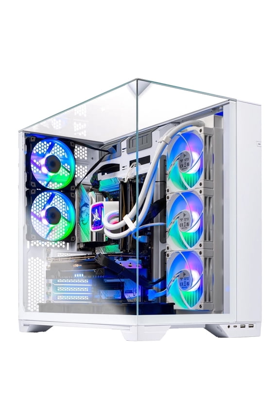 O11 Vision Gaming PC, AMD Ryzen 7 8700F 4.1GHz, AMD RX 9070XT 16GB VRAM, 1TB Gen4 NVMe SSD, 32GB DDR5 RAM 5600, 850W GOLD ATX 3 PSU, 360 ARGB AIO , WI-FI 5, Windows 11, Desktop